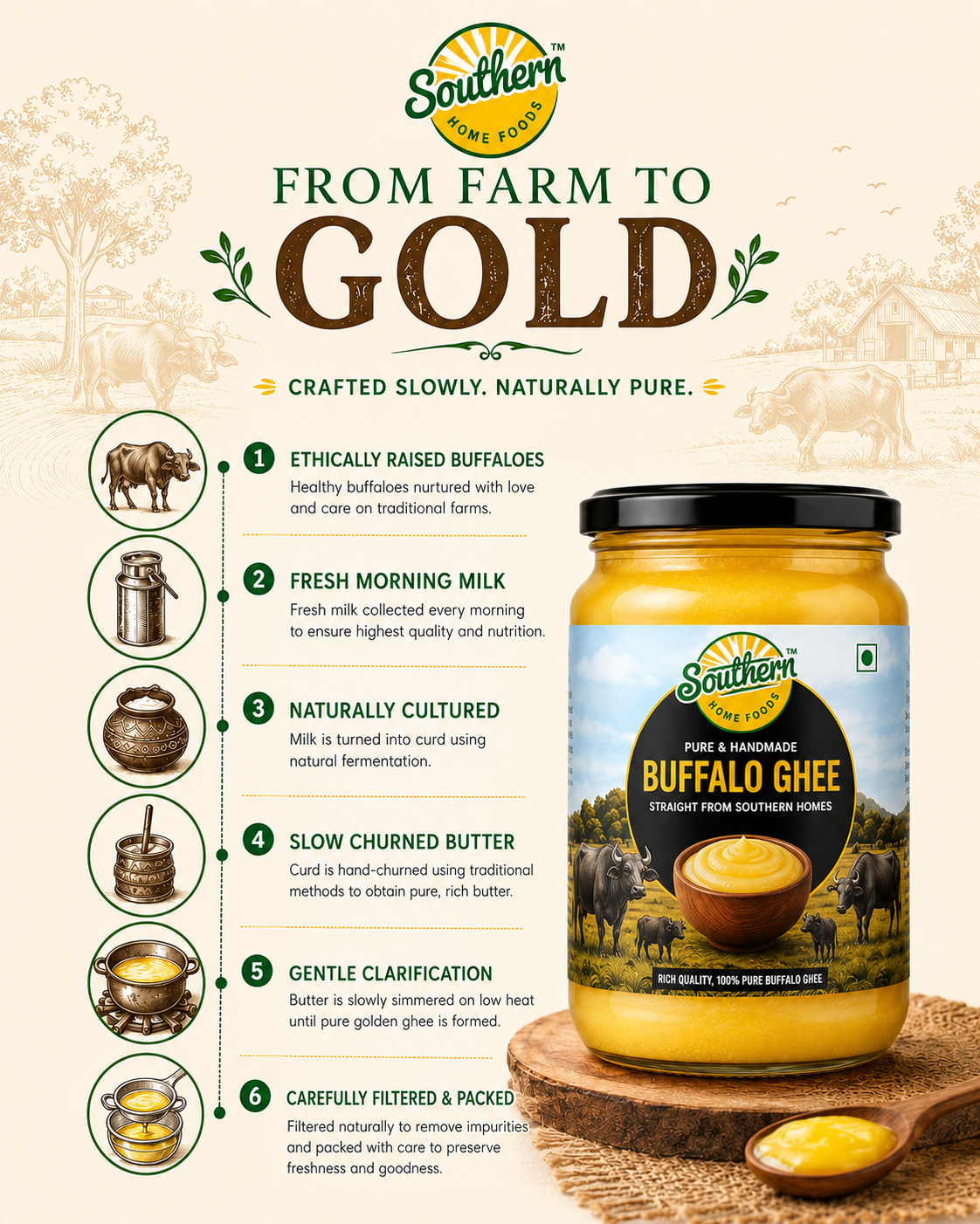 Buffalo ghee lifestyle