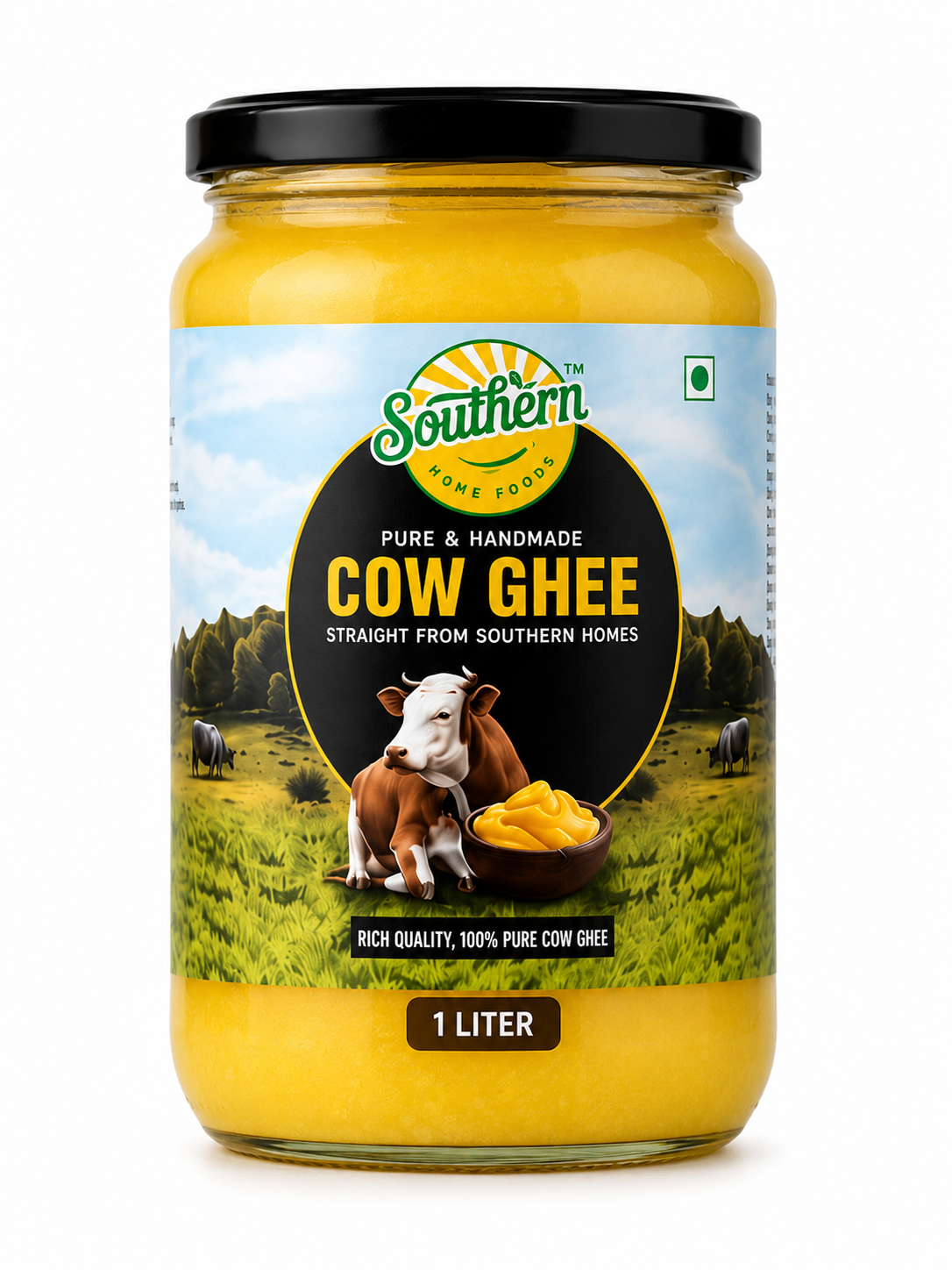 Desi Cow Ghee 1 litre jar