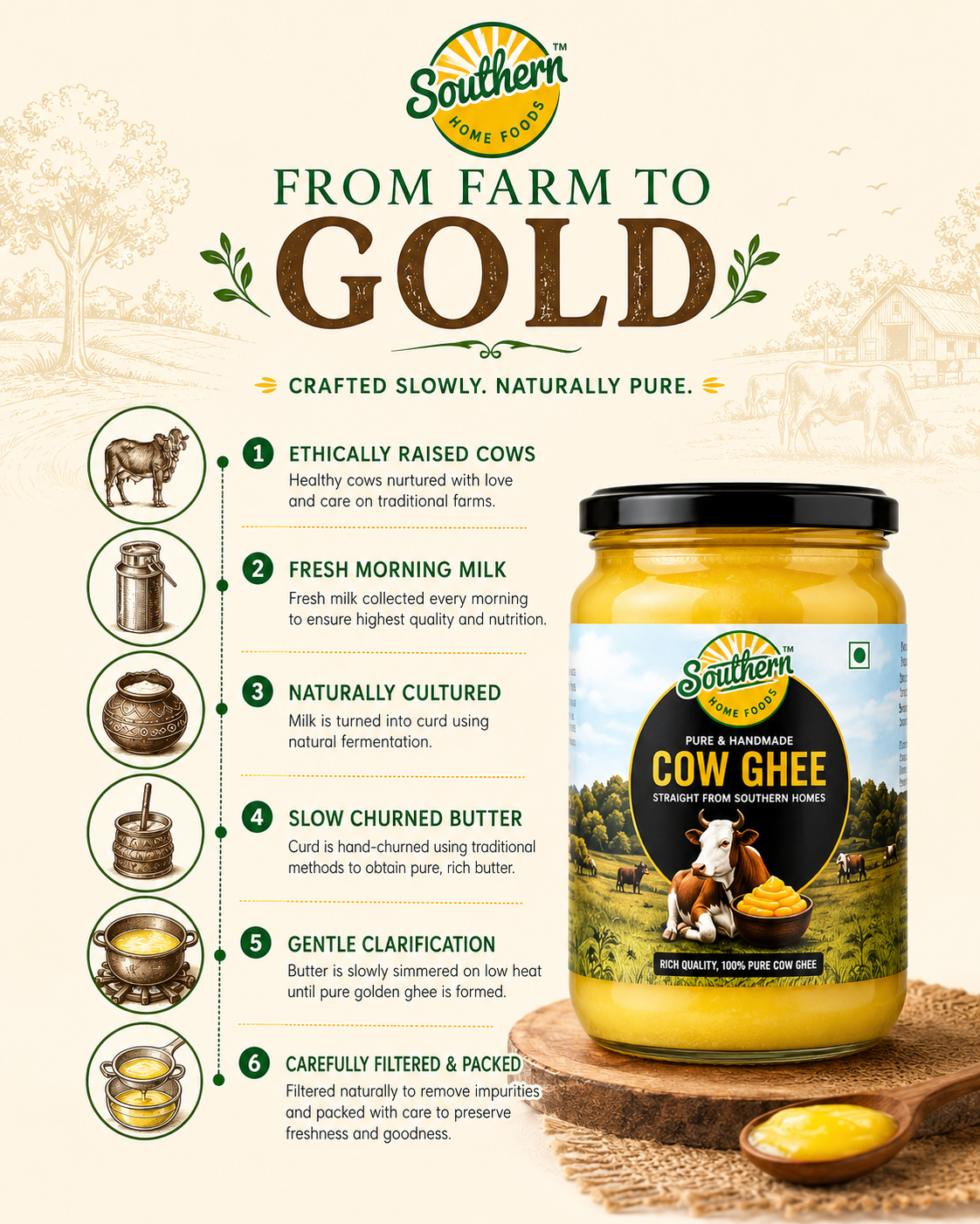 Southern Home Foods ghee lifestyle